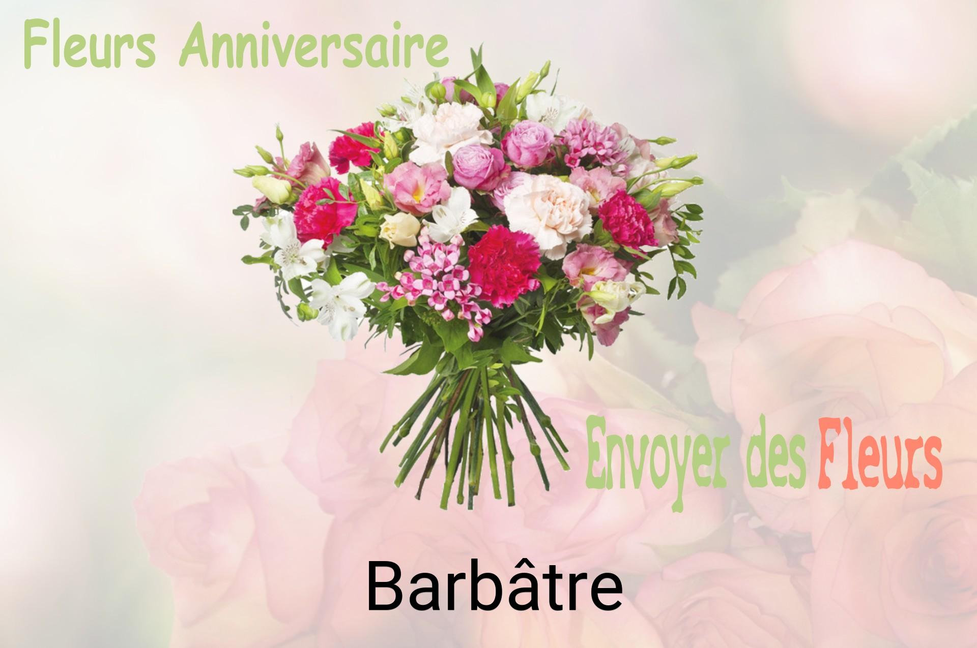 Bouquet de fleurs d’anniversaire livré à Barbâtre