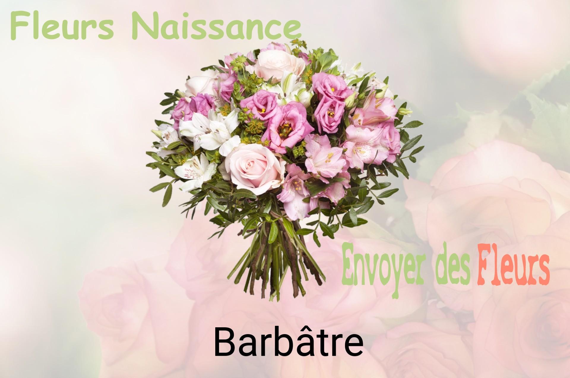 Bouquet de fleurs de naissance livré à Barbâtre